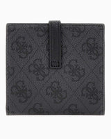 Guess Laurel Slg Card Case Monogram Kartlık Coal Logo