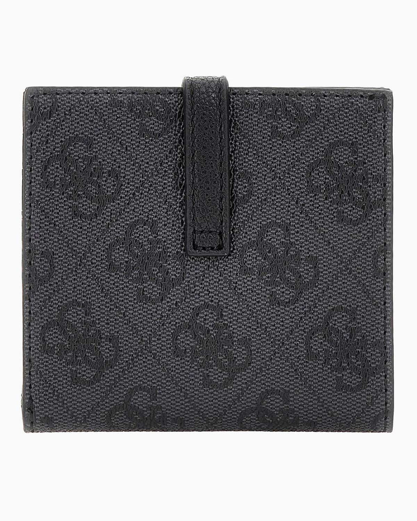 Guess Laurel Slg Card Case Monogram Kartlık Coal Logo