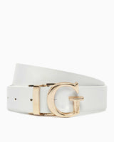 Guess Reversible Belts Kemer White Logo