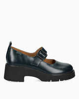 Camper Mary Jane Deri Ayakkabı Koyu Yeşil