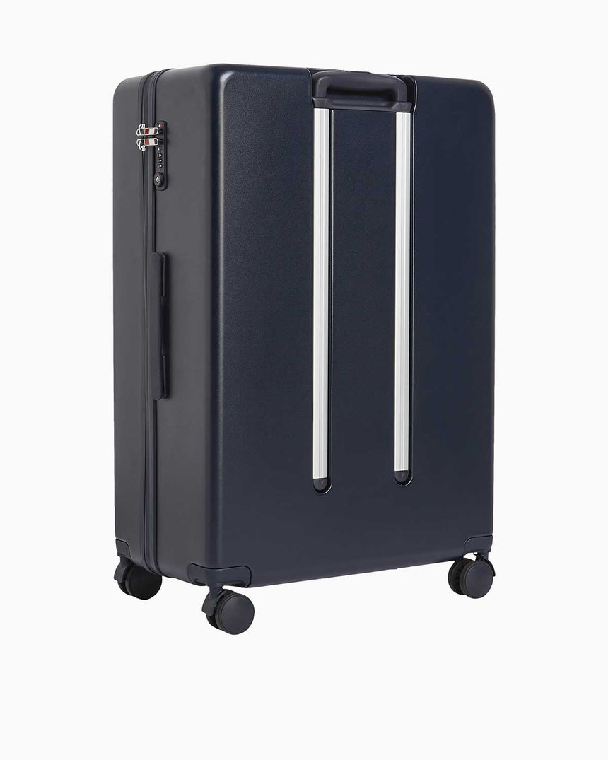 Tommy Hilfiger Luggage Suitcase Checked Büyük Boy Valiz Space Blue