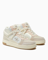 Calvin Klein Basket Cupsole High Mix Kadın Sneaker Creamy White/Eggshell/Whisper Pink