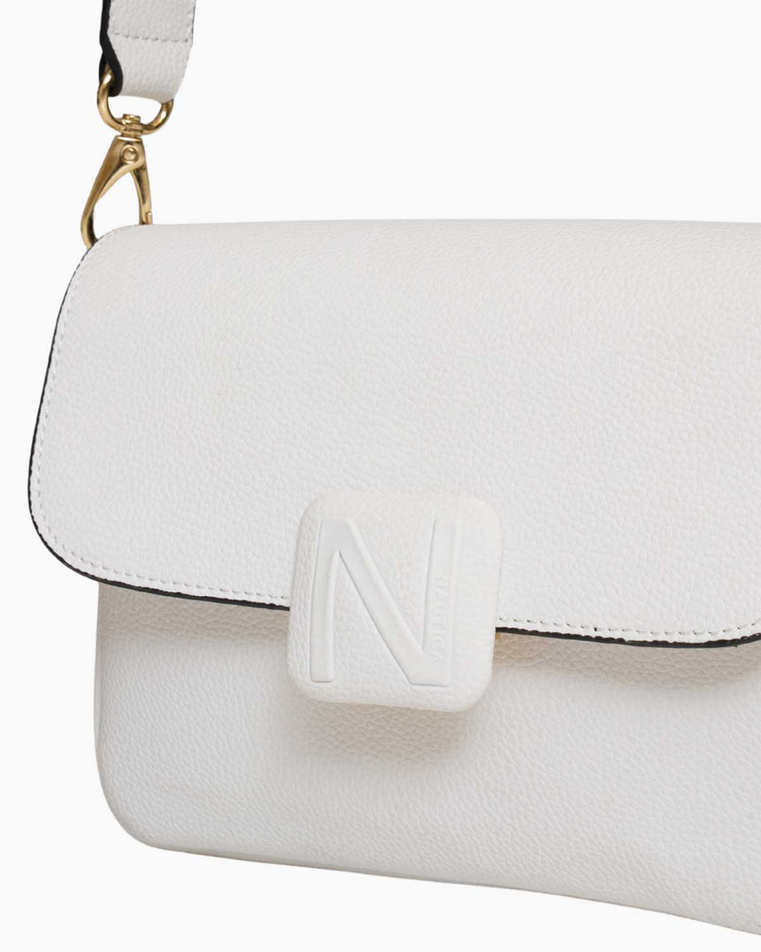 Nautica Ayarlanabilir Çapraz Askılı Çanta Beyaz