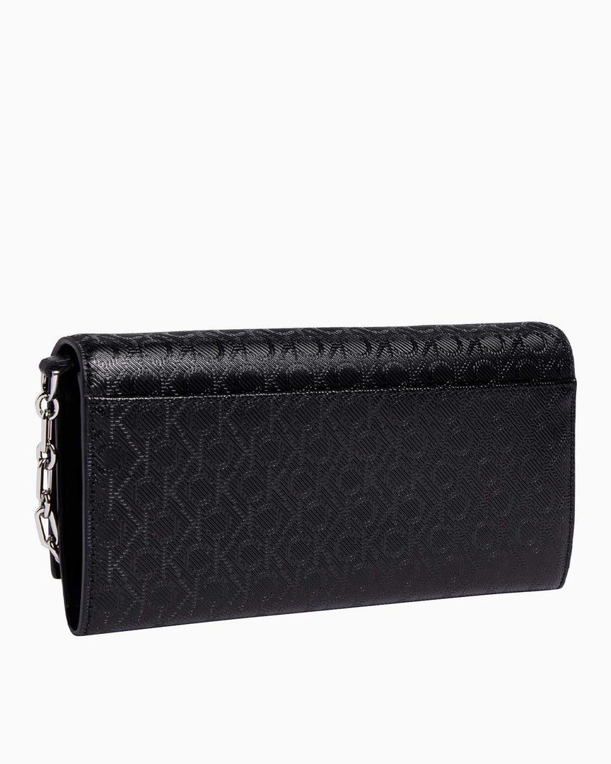Calvin Klein Daily Wallet Minibag Zincir Detaylı Çapraz Askılı Çanta Classic Mono Black