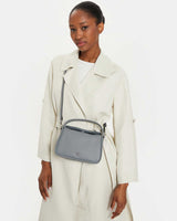 Calvin Klein Metal Mono Mini Logolu El Çantası Quarry