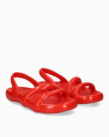 Camper Kobarah Flat Sandalet Parlak Kırmızı