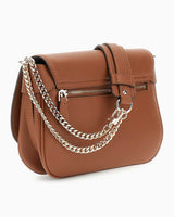 Guess Silvye Bucket Zincir Detaylı Omuz Çantası Cognac