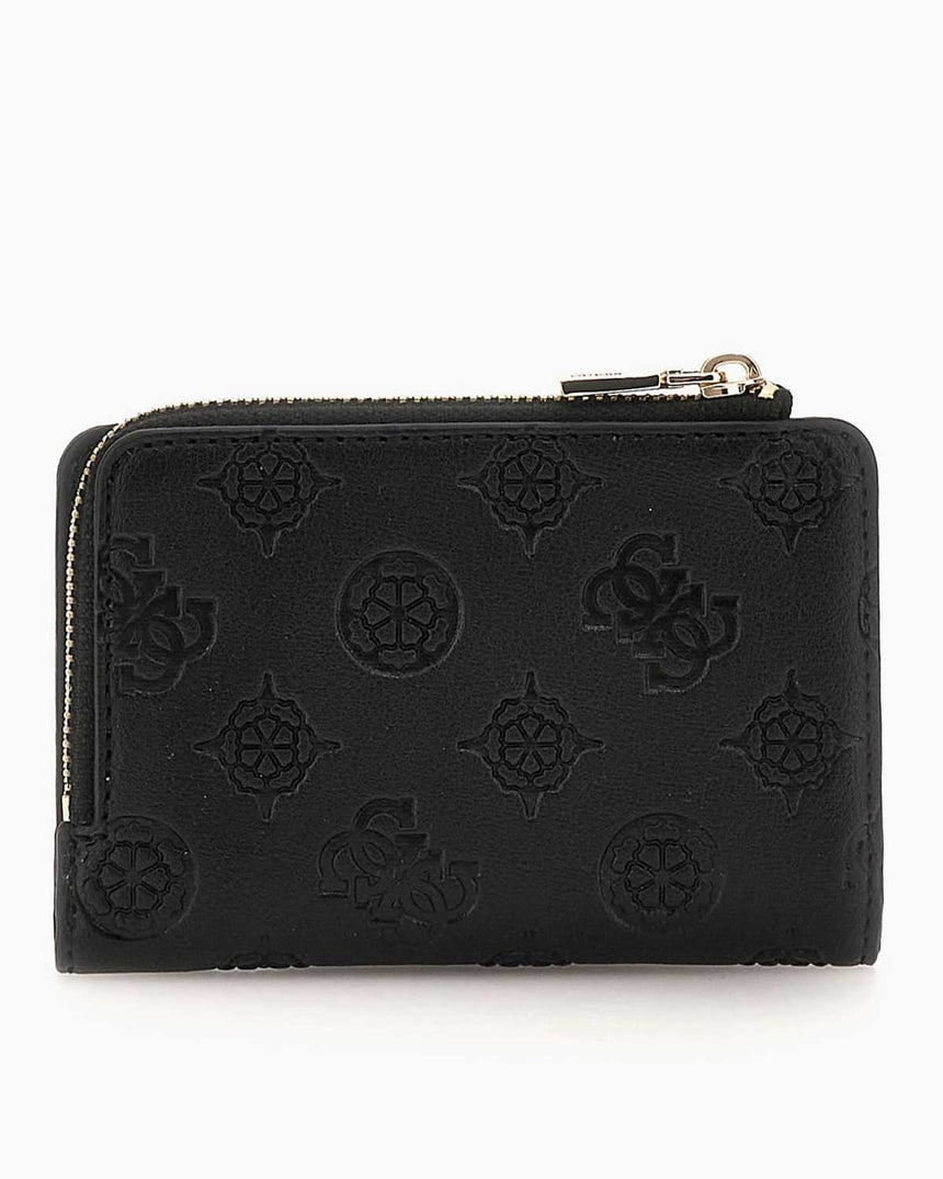 Guess Zarela Logolu Mini Cüzdan Black Logo