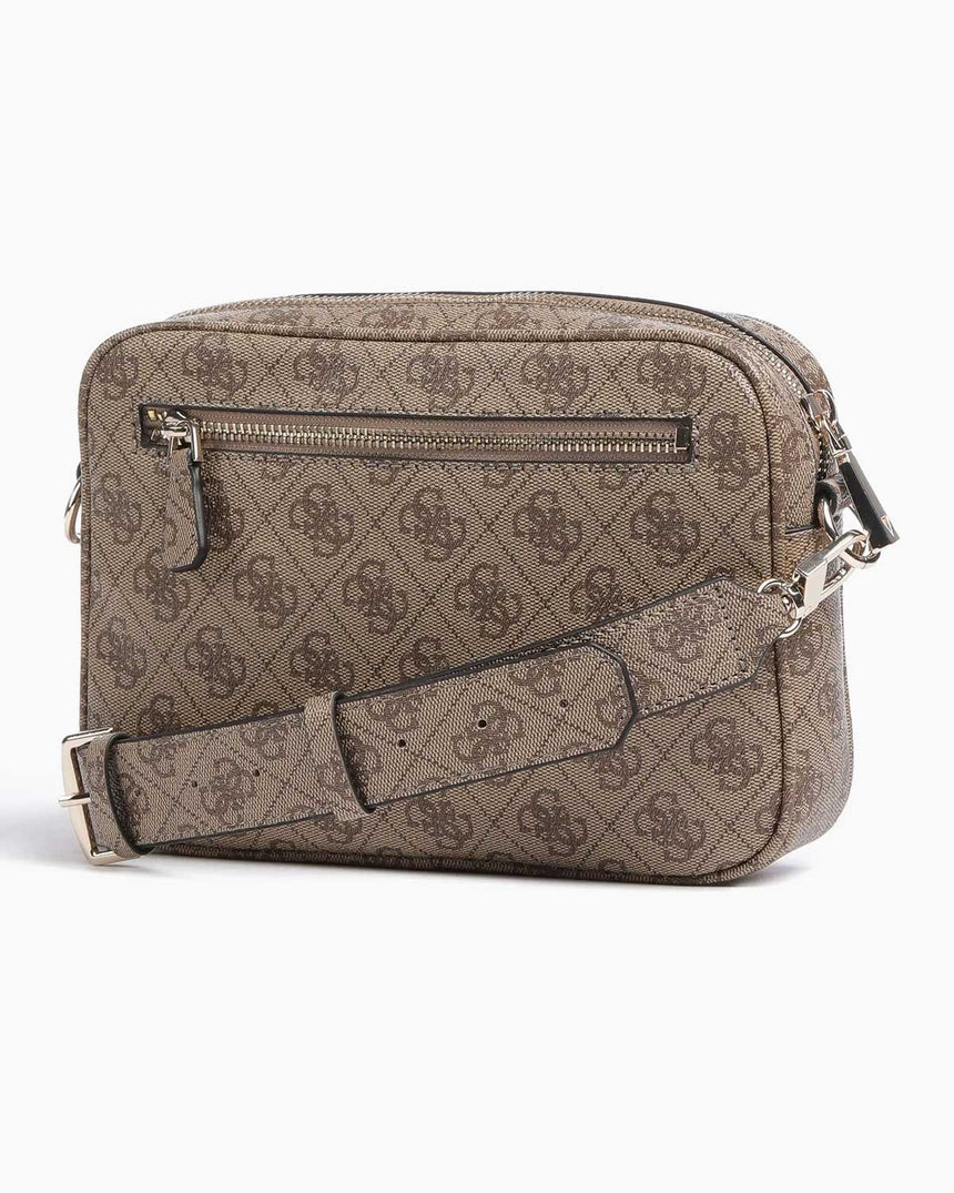 Guess Meridian Mini Bag El Çantası Latte Logo