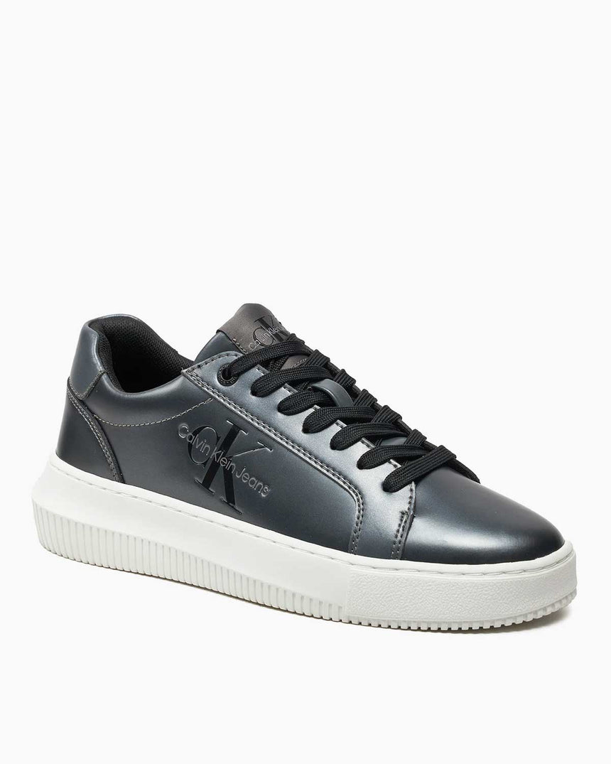 Calvin Klein Chunky Cupsole Lace Up Snekaers Black/White