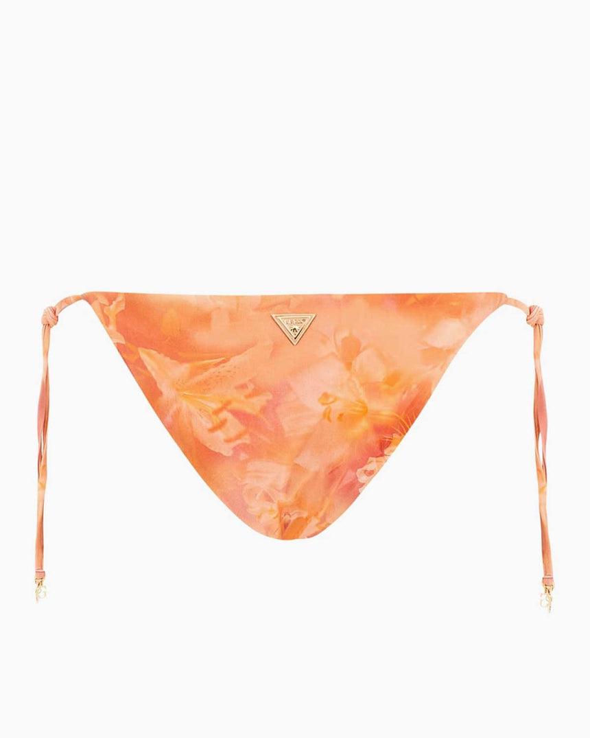 Guess String Brief Bikini Altı Shaded Flower Small