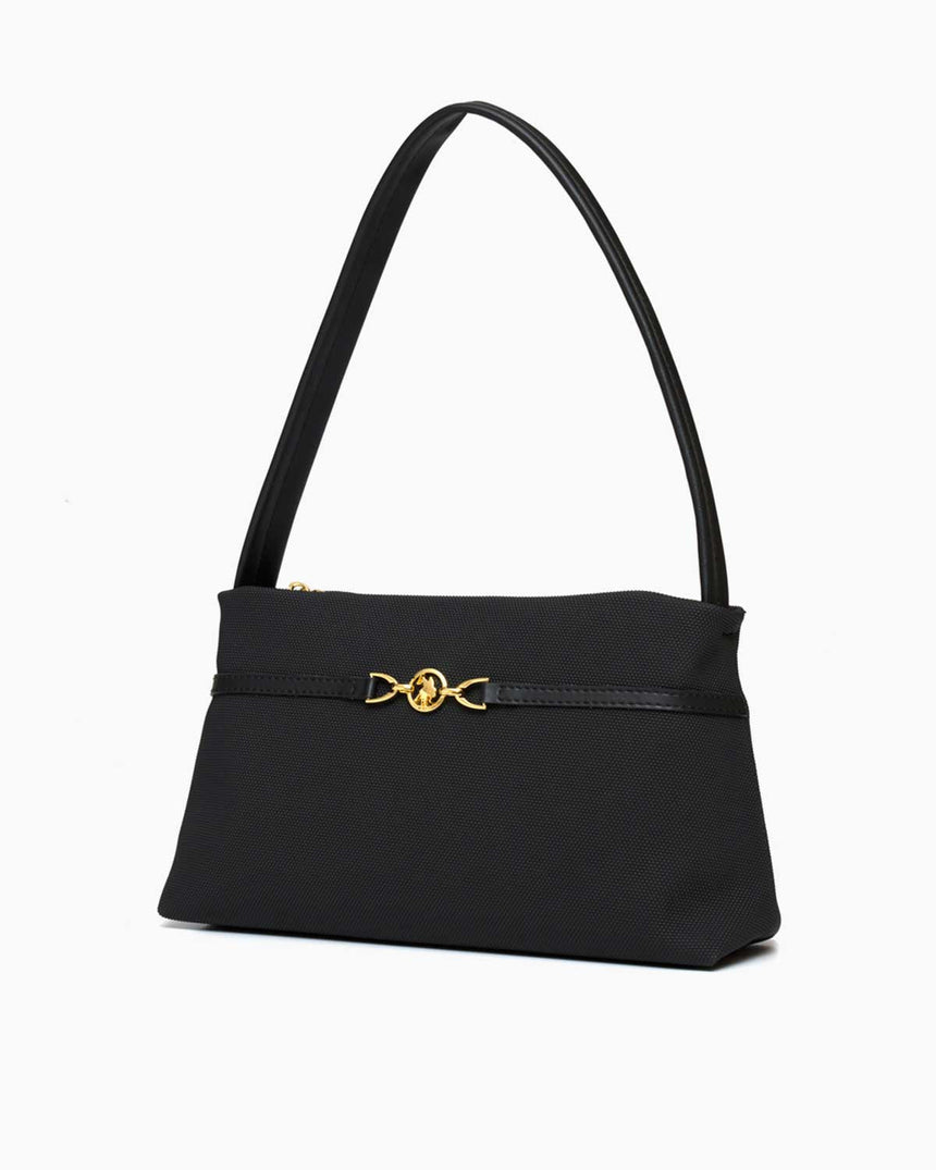 Us Polo Assn Aksesuar Detaylı Omuz Çantası Siyah