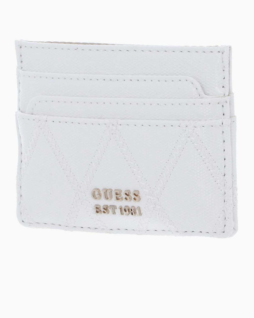 Guess Metal Logolu Kartlık White