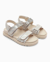 Guess Fabeils Casual Shoes Tokalı Sandalet Beige / Silver
