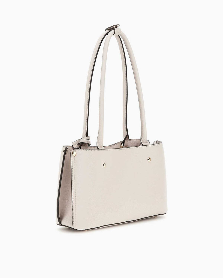 Guess Emiliya Girlfriend Aksesuarlı Omuz Çantası Ivory