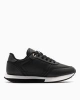 Tommy Hilfiger Elevated Essent Runner Monogram Kadın Sneaker Black