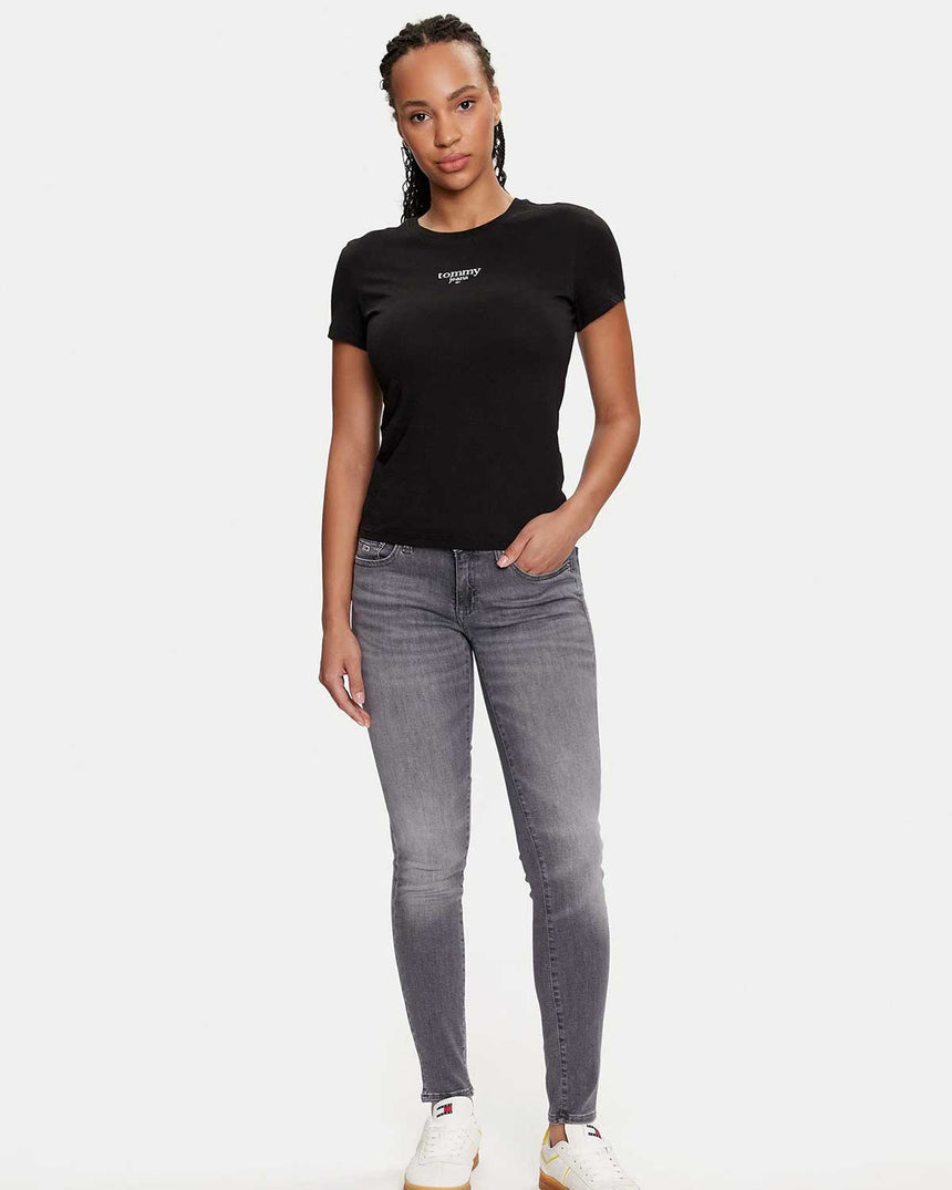 Tommy Hifliger Essential Logo Tshirt Black