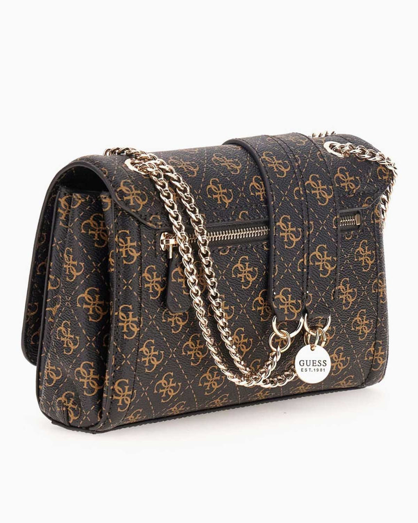 Guess Cruise Noelle II Kadın Omuz Çantası Brown Logo