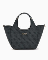 Guess Access Calista 2 in 1 Kadın Mini El Çantası Coal Logo