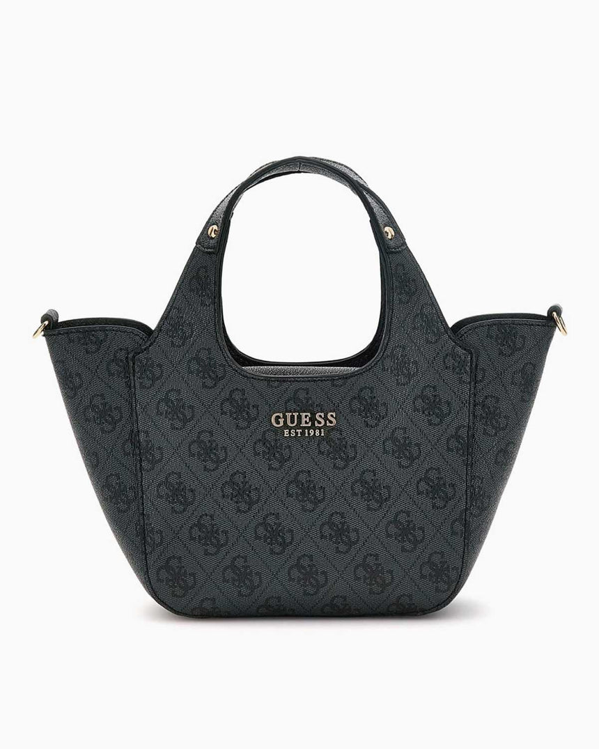 Guess Access Calista 2 in 1 Kadın Mini El Çantası Coal Logo
