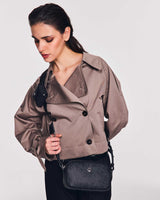 Nautica Mini Cüzdan Detaylı Çapraz Askılı Çanta Siyah