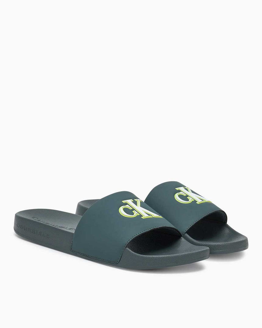 Calvin Klein Miami Erkek Terlik Seaside Aqua/White