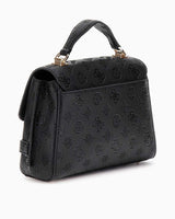 Guess Zarela Kapaklı El Çantası Black Logo
