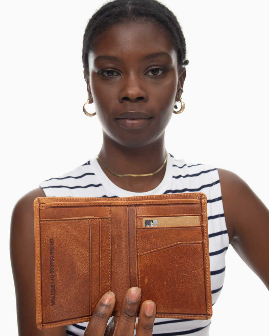 Benetton Unisex Cüzdan Taba