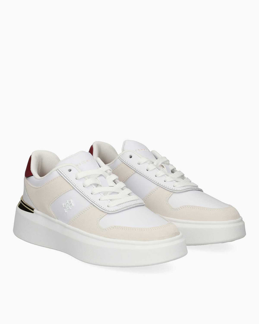 Tommy Hilfiger Estefania Şık Kort Kadın Sneaker White