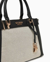 Guess Anadela Satchel El Çantası Natural - Black