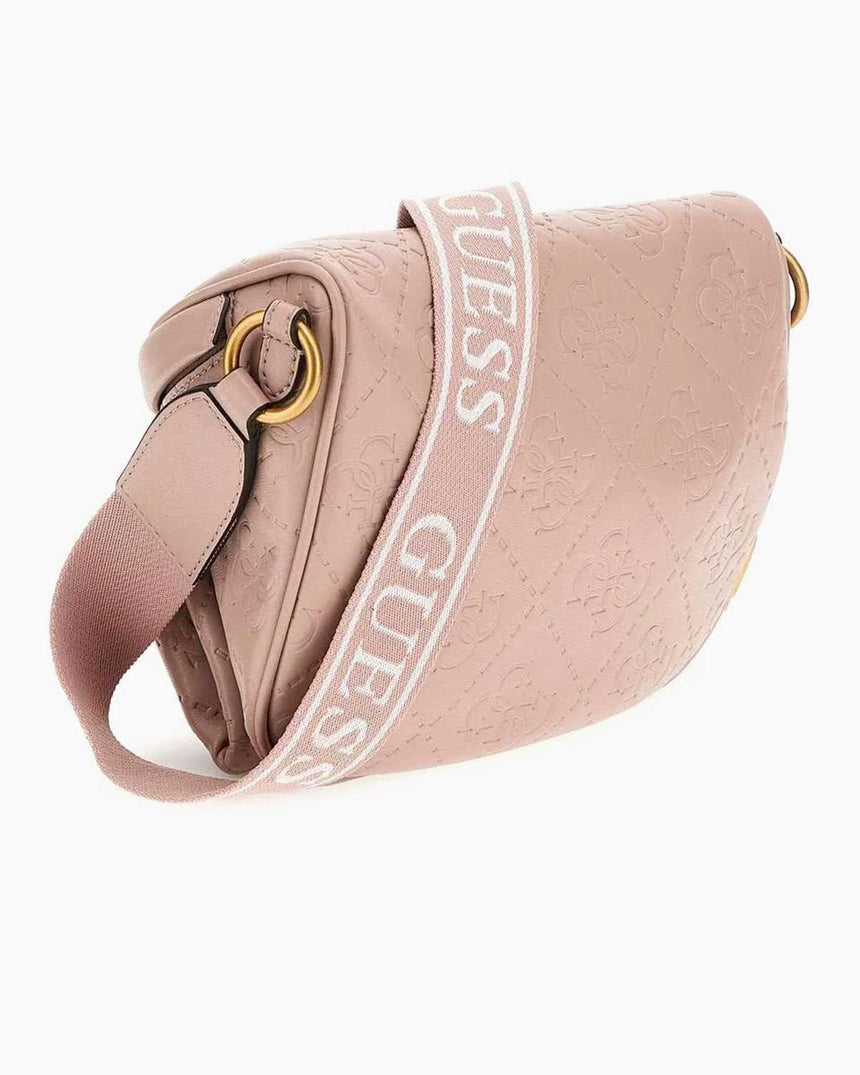 Guess Power Play Mini Body Bag Rosewood Logo