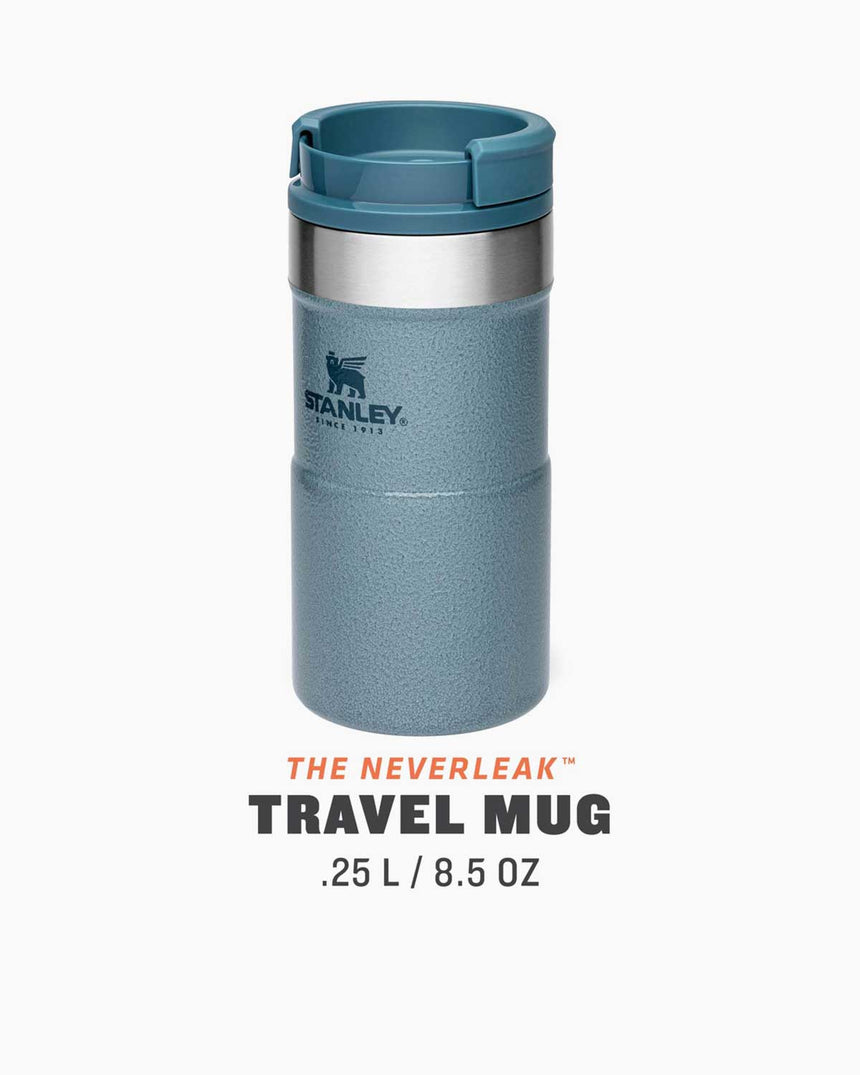Stanley The NeverLeak Travel Mug 0.25L. Çelik Yalıtımlı Termos Hammertone Ice
