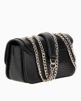 Guess Orlina Convertible Zincirli Çapraz Askılı Mini Çanta Black