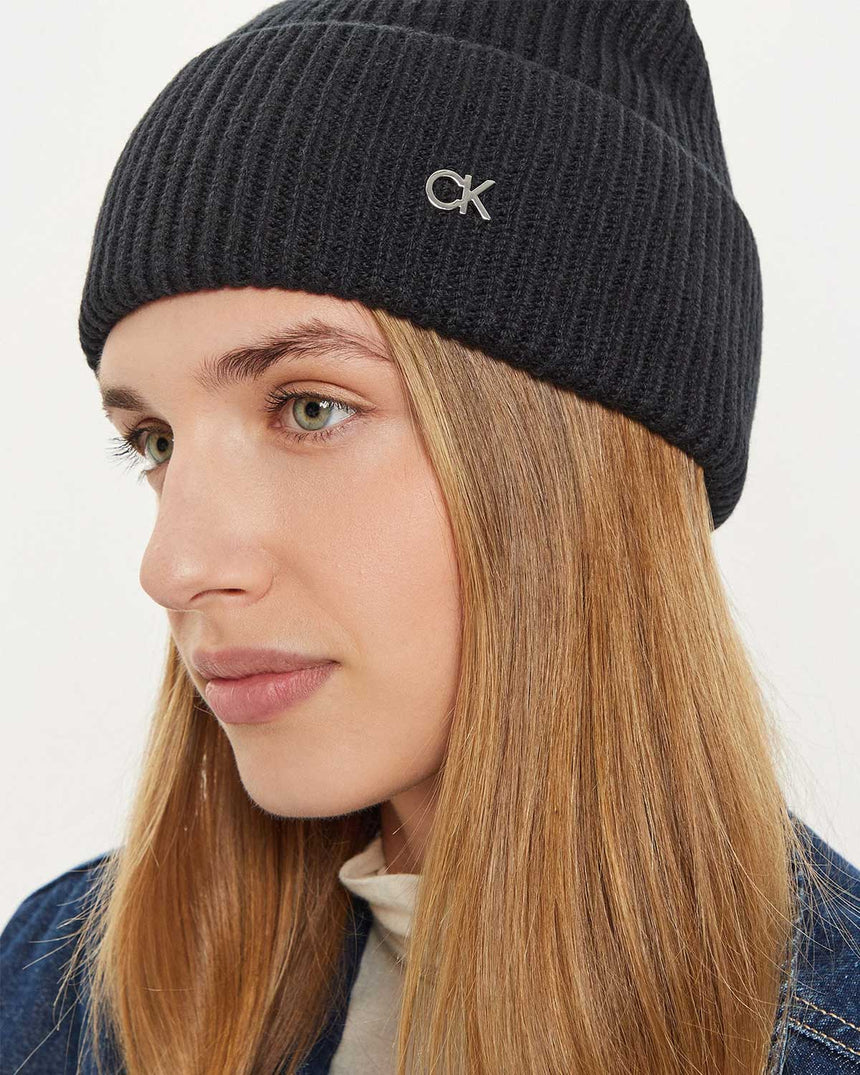 Calvin Klein Metal Chunky Rib Bere CK Black