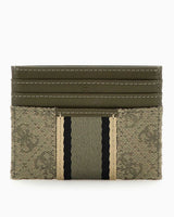 Guess Madrid Logolu Kartlık Sand/Military Green