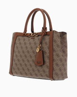 Guess Triple Logolu El Çantası Latte Logo