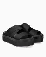 Calvin Klein Flatform Sandal Webbing In Mr Kadın Sandalet Triple Black