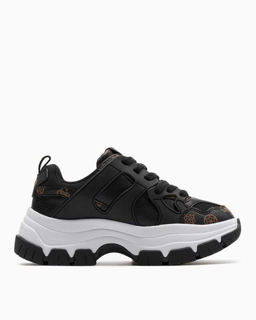 Guess Running Dolgu Topuklu Sneaker Black Brass