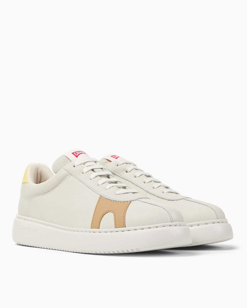 Camper Hakiki Deri Twins Runner Sneaker Beyaz