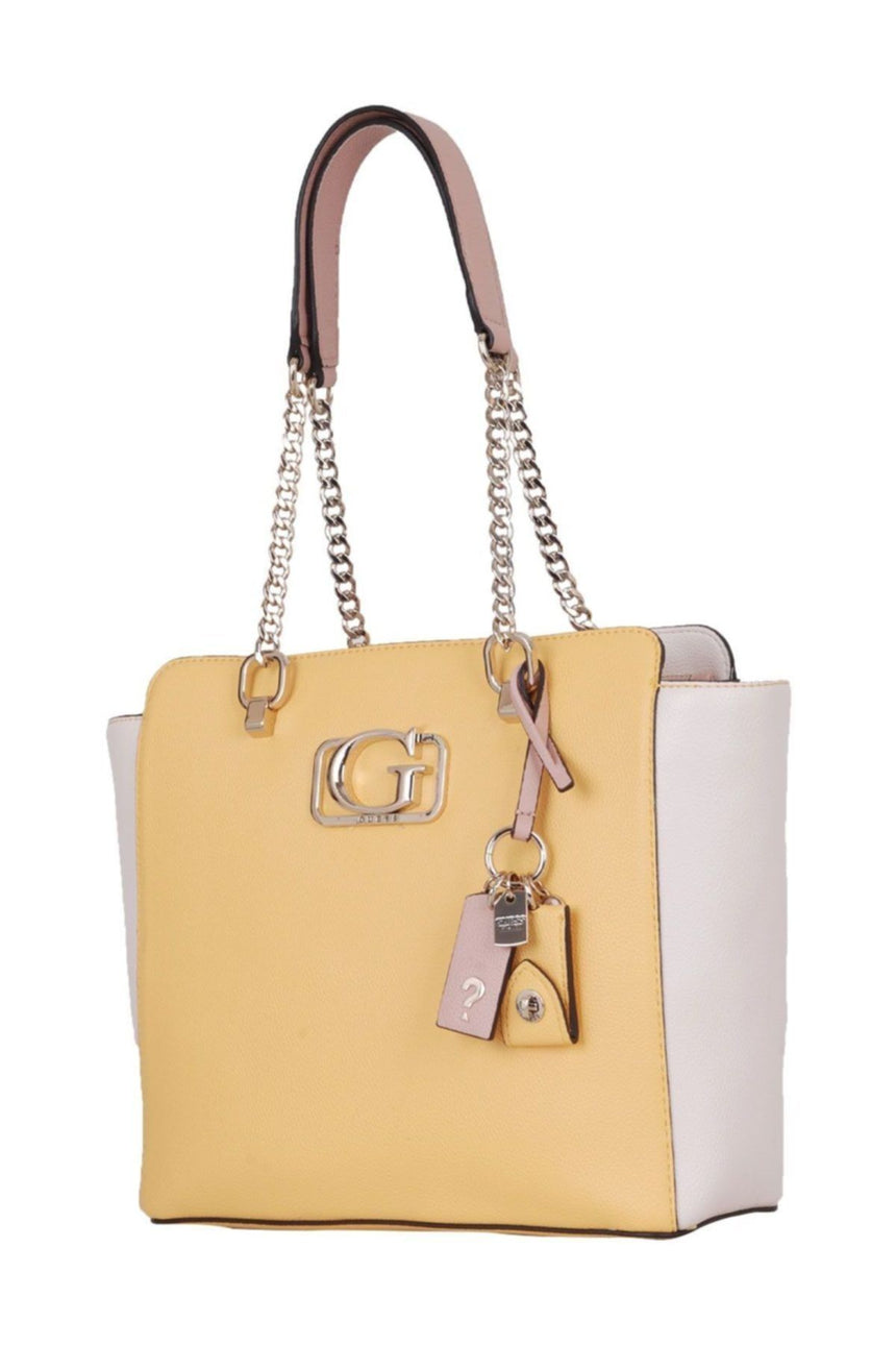 Guess Annarita Status Carr Kadın Kol Çantası Yellow Multi