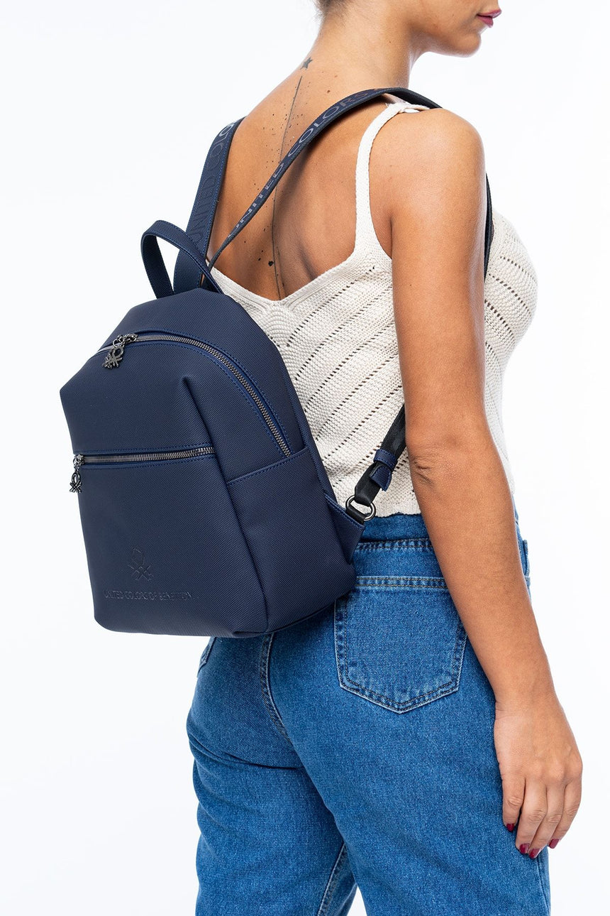 Benetton Kadın Sırt Çantası Lacivert