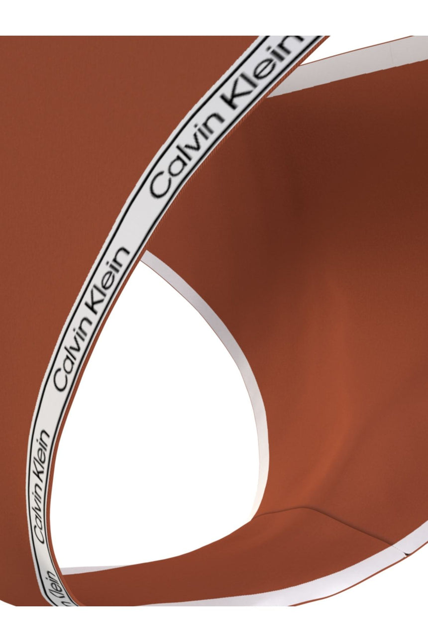 Calvin Klein Calvin Klein Logo Detay Elastik Şeritli Kadın Bikini Altı Ginger Biscuit