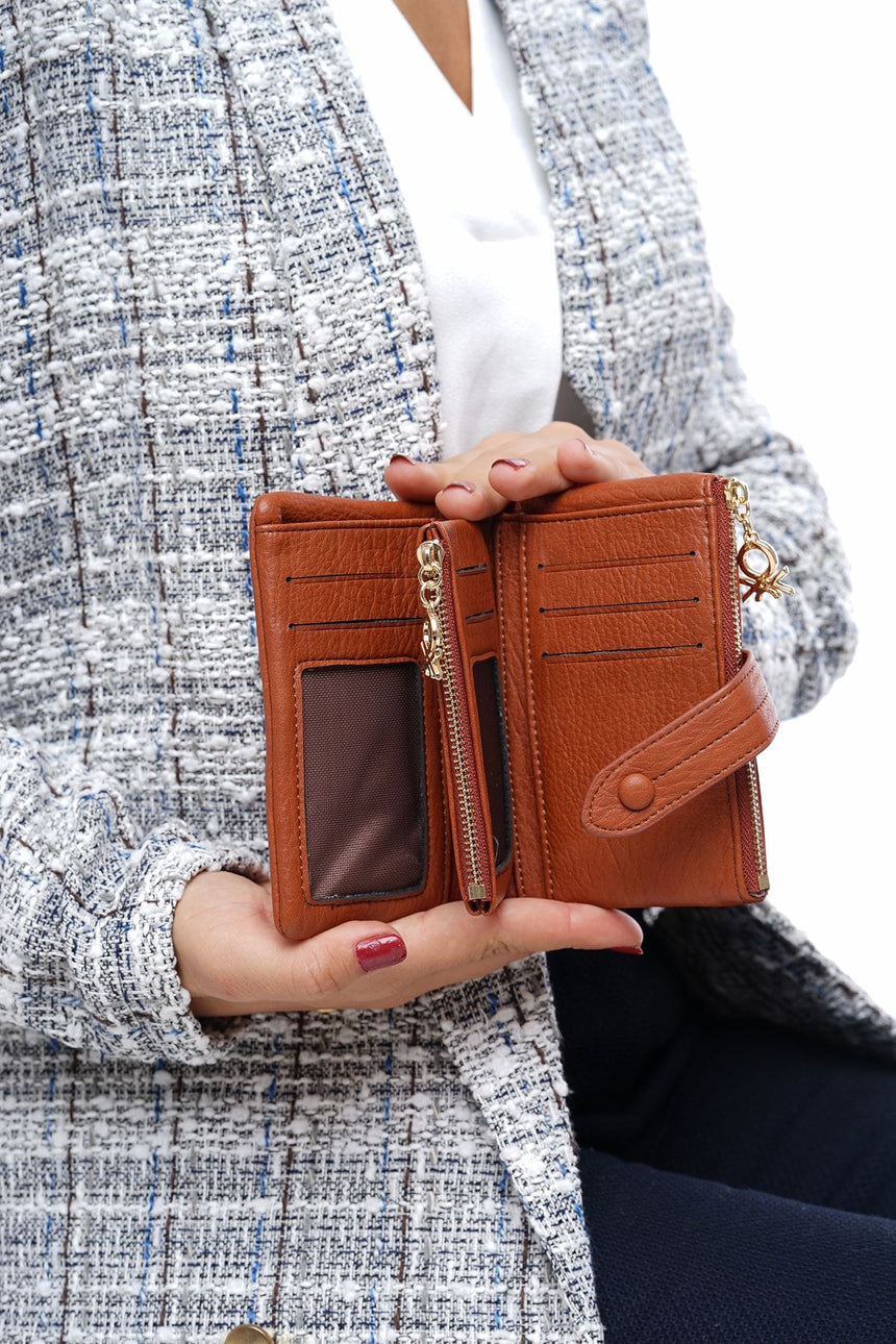 Benetton Vintage Small Kadın Cüzdanı Taba