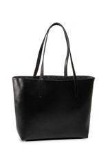Calvin Klein Mono Shopper Rev Md Kadın Kol Çantası Black Mono