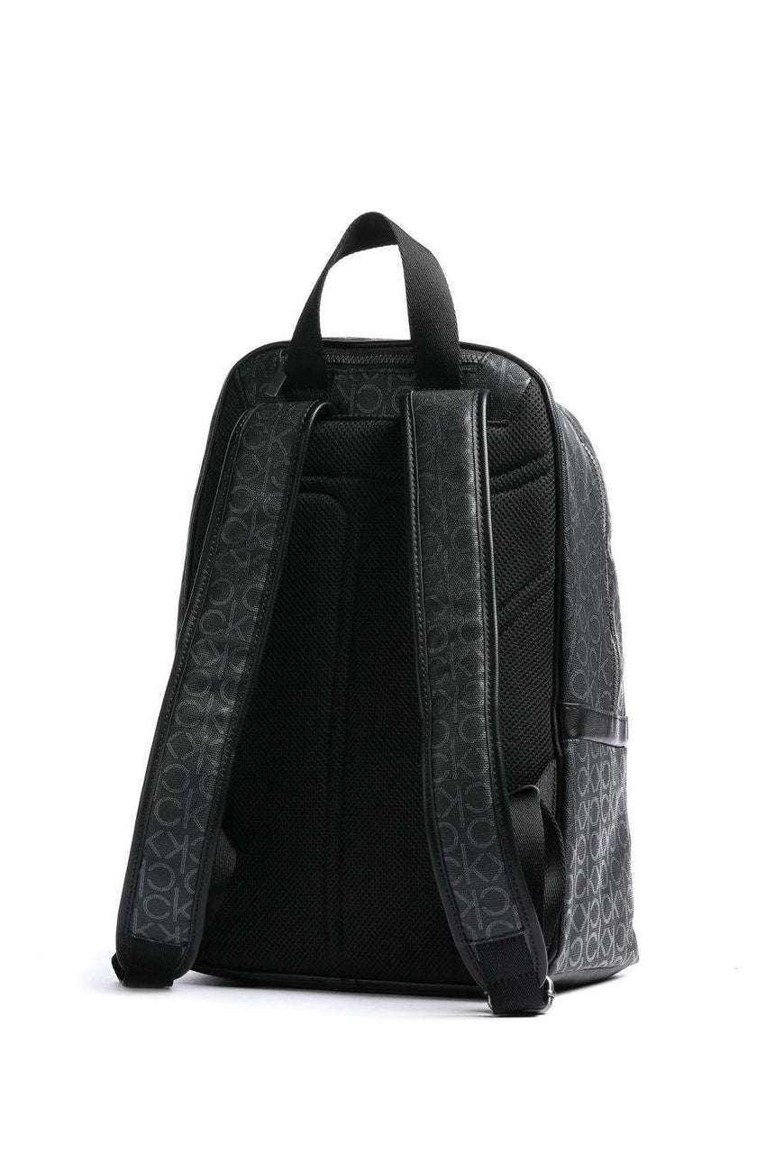 Calvin Klein Round Bp W/Pckt Erkek Sırt Çantası Black Mono