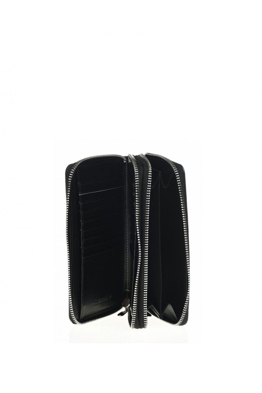 Calvin Klein Stitch Double Kadın Cüzdanı Black