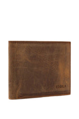 Isola Lionel Erkek Hakiki Deri Cüzdan Camel