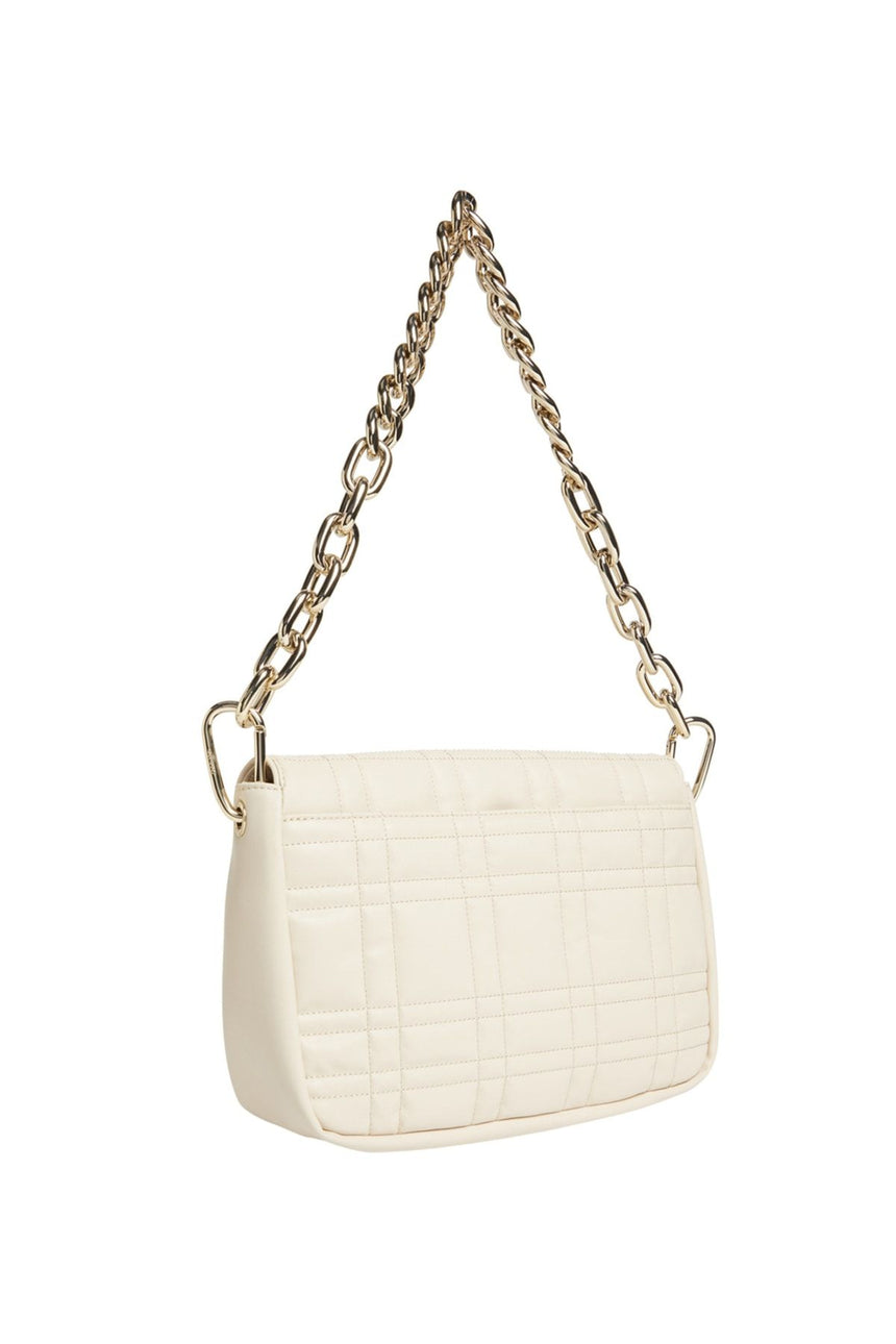 Calvin Klein Kapitone Dikişli Zincir Askılı Kadın Çapraz Omuz Çantası Sand