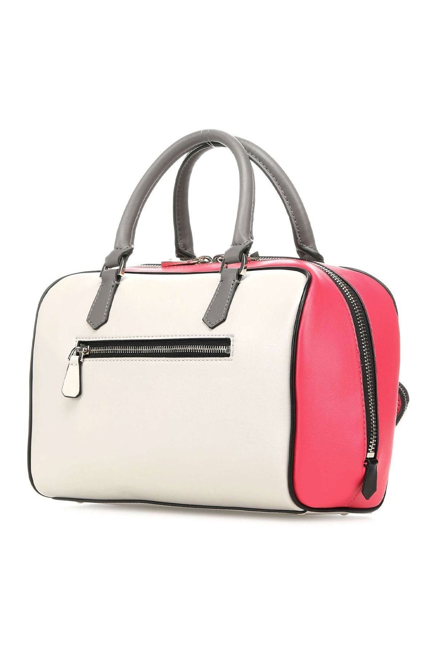 Guess Calista Box Satchel Kadın El Çantası Stone Multi