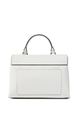 Calvin Klein Sided Top Handle Kadın El Çantası White